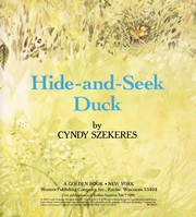 Front cover of Hide-and-seek duck by Cyndy Szekeres