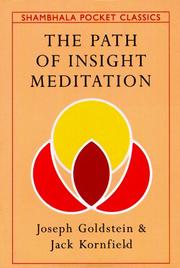 Front cover of The path of insight meditation by Goldstein, Joseph