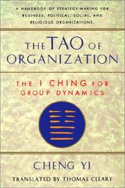 Front cover of The Tao of organization by Cheng, Yi