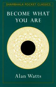Front cover of Become what you are by Alan Watts