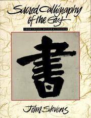 Front cover of Sacred calligraphy of the East by Stevens, John