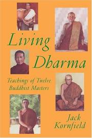 Front cover of Living dharma by Jack Kornfield