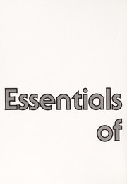 Front cover of Essentials of finance by Ray G. Jones