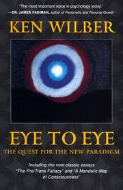 Cover of Eye to eye by Ken Wilber