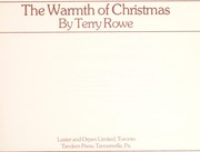 Front cover of The warmth of Christmas by Terry Rowe
