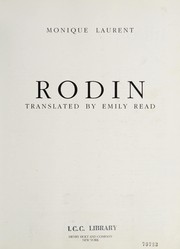 Cover of Rodin by Monique Laurent