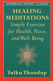 Cover of Healing meditations by Tulku Thondup
