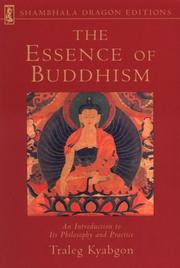 Front cover of Essence of Buddhism by Traleg Kyabgon