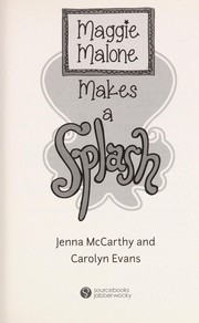 Cover of Maggie Malone makes a splash by Jenna McCarthy