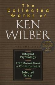 Cover of Integral psychology by Ken Wilber