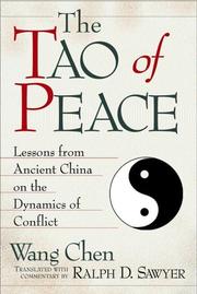 Front cover of The Tao of peace = by Ralph D Sawyer