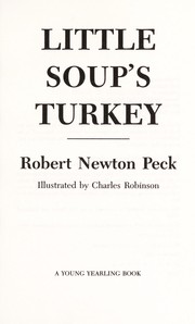 Front cover of Little Soup's Turkey by Robert Newton Peck