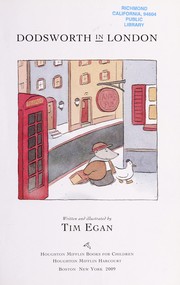 Cover of Dodsworth in London by Tim Egan