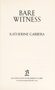 Front cover of Bare witness by Katherine Garbera