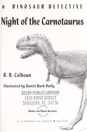 Front cover of Night of the carnotaurus by B. B. Calhoun