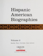 Front cover of Hispanic American Biographies by Grolier Publishing Company