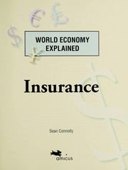 Cover of Insurance by Connolly, Sean