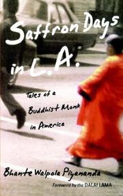 Front cover of Saffron Days in L.A by Bhante Walpola Piyananda