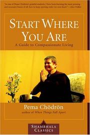 Cover of Start Where You Are by Pema Chödrön