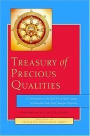 Front cover of Treasury of Precious Qualities by Kangyur