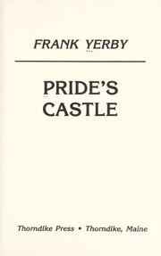 Cover of Pride's castle by Frank Yerby