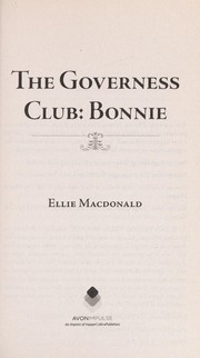 Front cover of The governess club by Ellie Macdonald