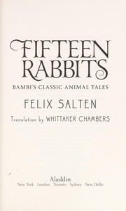 Front cover of Fifteen rabbits by Felix Salten