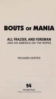 Front cover of Bouts of mania by Richard Hoffer