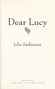 Cover of Dear Lucy by Julie Sarkissian