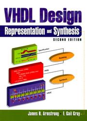 Front cover of VHDL Design Representation and Synthesis (2nd Edition) by James R. Armstrong