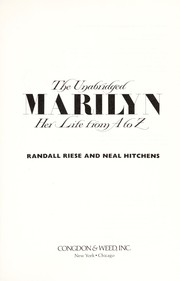 Cover of The unabridged Marilyn by Randall Riese