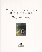 Front cover of Celebrating Marriage (Celebrating) by Mary Hathaway