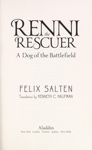 Front cover of Renni the rescuer by Felix Salten