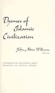 Front cover of Themes of Islamic civilization by John Alden Williams