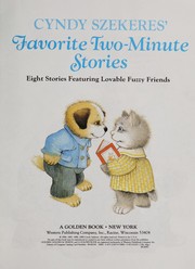 Cover of Cyndy Szekeres' favorite two-minute stories by Cyndy Szekeres
