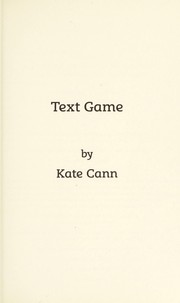 Cover of Text game by Kate Cann