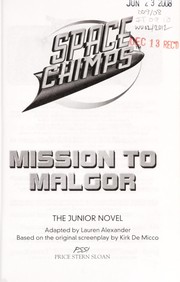 Cover of Mission to Malgor by Kirk de Micco