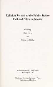Front cover of Religion returns to the public square by Hugh Heclo
