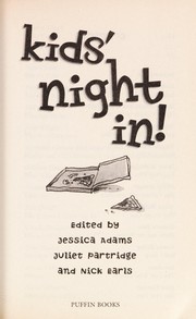 Front cover of Kids' night in by Juliet Partridge
