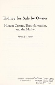 Front cover of Kidney for sale by owner by Mark J. Cherry
