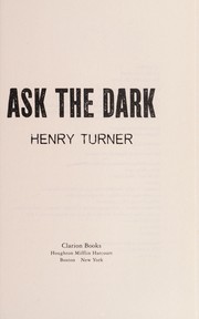 Cover of Ask the dark by Henry Turner