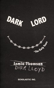Front cover of Dark Lord, the early years by Jamie Thomson