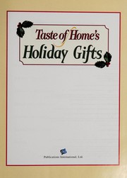 Front cover of Taste of home's holiday gifts by Unknown
