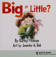 Cover of Big or little? by Kathy Stinson