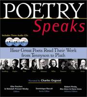 Front cover of Poetry speaks by Elise Paschen