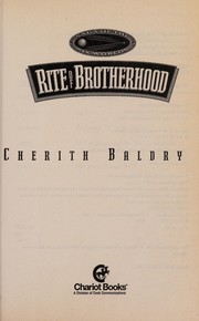 Front cover of Rite of brotherhood by Cherith Baldry