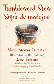 Cover of Tumbleweed stew by Susan Stevens Crummel