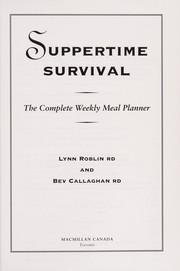 Cover of Suppertime survival by Lynn Roblin