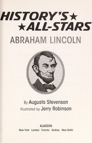 Cover of Abraham Lincoln by Augusta Stevenson