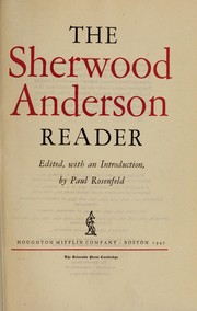 Front cover of The Sherwood Anderson reader by Sherwood Anderson